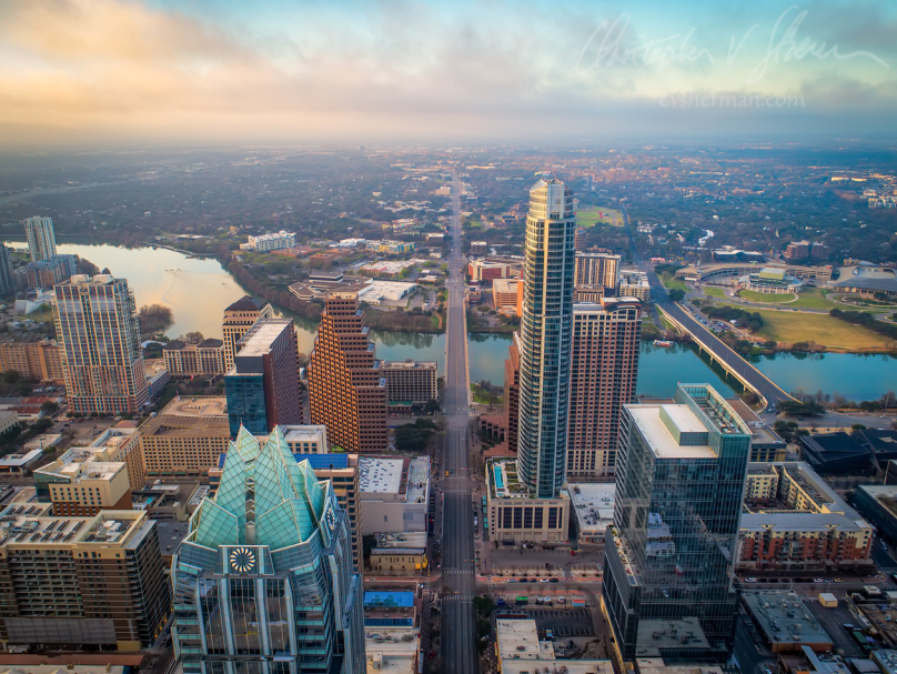 Austin Skyline by Christofer Sherman.