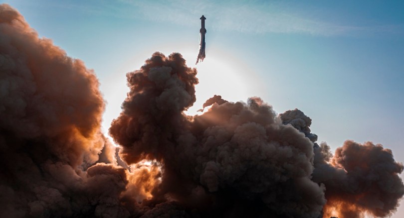Starship Flight 1. Image courtesy SpaceX, Elon Musk.