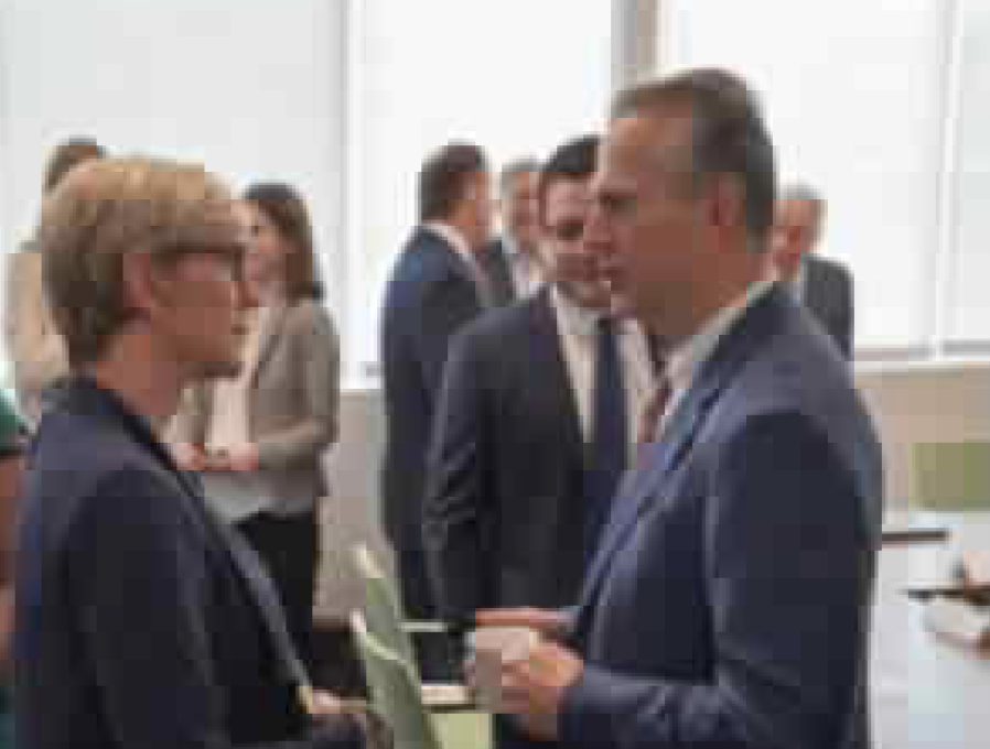 Secretary of Energy Jennifer Granholm and ERCOT CEO Pablo Vegas