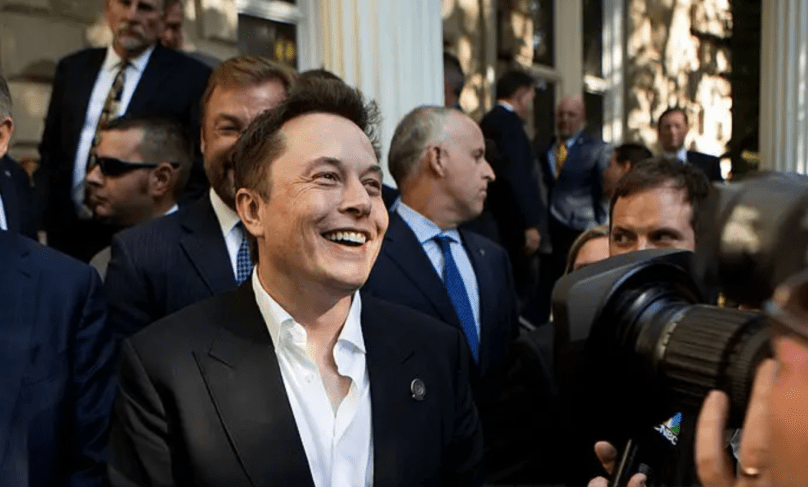 CARSON CITY, NEVADA - SEPTEMBER 4: Elon Musk, CEO of Tesla Motors, addresses an enthusiastic crowd at the Nevada State Capitol on September 4, 2014. Alongside Governor Sandoval, Musk revealed plans for the Tesla Gigafactory, a groundbreaking battery factory in Nevada poised to power electric vehicles and generate 6,500 jobs. (Photo by Max Whittaker/Getty Images)