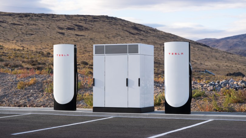 Image of Tesla V4 Supercharger Courtesy of Tesla, Inc.