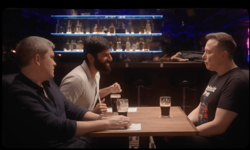 lon says, "I mean to be clear, I’m very pro human, so I want to make sure we take sort of actions that ensure that humans are along for the ride."