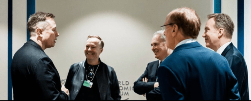 Elon Musk at Davos World Economic Forum, Jan. 2026